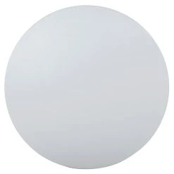 Correll Round Folding Table, 60" Tamper-Resistant Plastic, Gray -Zown Shop 1003505