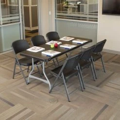 Lifetime 80187 Black Contoured Folding Chair - 4/Pack 11 Lifetime 80187 Black Contoured Folding Chair - 4/Pack -Zown Shop 1185797