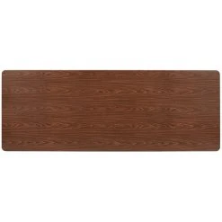 Correll Folding Table, 36" X 96" Melamine Top, Walnut 8 Correll Folding Table, 36" X 96" Melamine Top, Walnut -Zown Shop 1201807