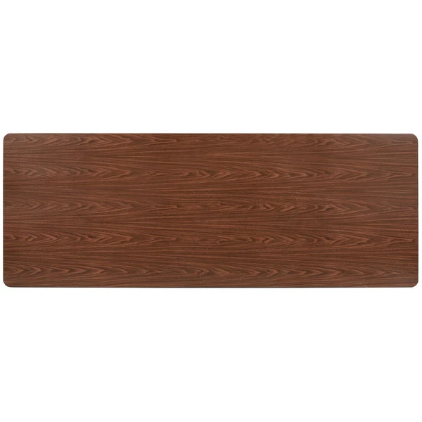 Correll Folding Table, 36" X 96" Melamine Top, Walnut 4 Correll Folding Table, 36" X 96" Melamine Top, Walnut - Image 4