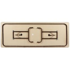 Correll Folding Table, 36" X 96" Melamine Top, Walnut 9 Correll Folding Table, 36" X 96" Melamine Top, Walnut -Zown Shop 1201808