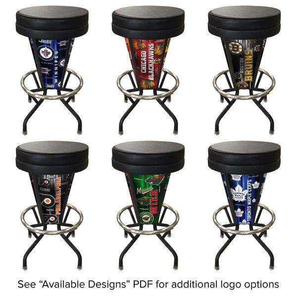 Holland Bar Stool NHL Logo Indoor / Outdoor LED Bar Stool 2 Holland Bar Stool NHL Logo Indoor / Outdoor LED Bar Stool - Image 2