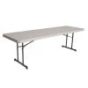 Lifetime 880127 30" X 96" Rectangular Putty Professional-Grade Plastic Folding Table - 18/Pack