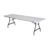 Lifetime 880299 30" X 96" Rectangular White Granite Plastic Nesting Folding Table - 27/Pack