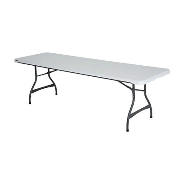 Lifetime 880299 30" X 96" Rectangular White Granite Plastic Nesting Folding Table - 27/Pack 1 Lifetime 880299 30" X 96" Rectangular White Granite Plastic Nesting Folding Table - 27/Pack