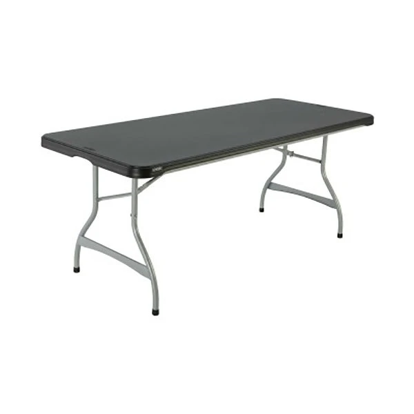 Lifetime 880350 30" X 72" Rectangular Black Plastic Nesting Folding Table - 26/Pack 1 Lifetime 880350 30" X 72" Rectangular Black Plastic Nesting Folding Table - 26/Pack