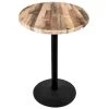 Holland Bar Stool OD214-2236BWOD36RRustic 36" Round Rustic Wood Laminate Outdoor / Indoor Counter Height Table With Round Base