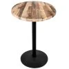 Holland Bar Stool OD214-2236BWOD30RRustic 30" Round Rustic Wood Laminate Outdoor / Indoor Counter Height Table With Round Base