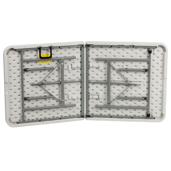 Flash Furniture DAD-YCZ-152Z-GG 30" X 60" Rectangular Granite White Bi-Fold Plastic Folding Table 2 Flash Furniture DAD-YCZ-152Z-GG 30" X 60" Rectangular Granite White Bi-Fold Plastic Folding Table - Image 2