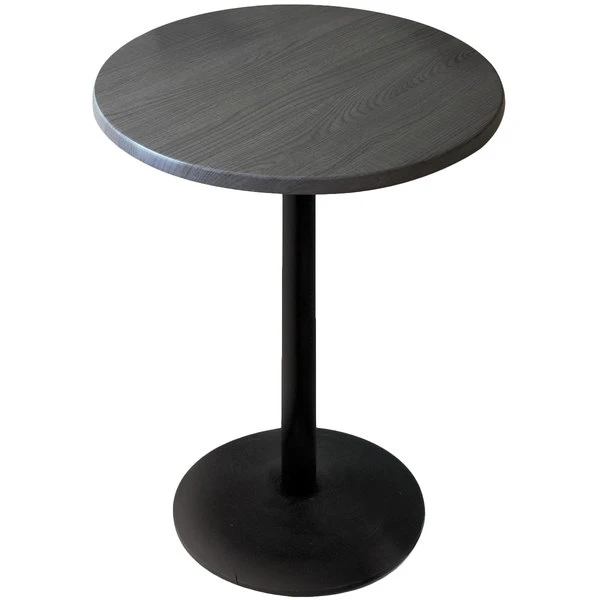 Holland Bar Stool OD214-2236BWOD30RChar 30" Round Charcoal Outdoor / Indoor Counter Height Table With Round Base 1 Holland Bar Stool OD214-2236BWOD30RChar 30" Round Charcoal Outdoor / Indoor Counter Height Table With Round Base