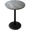 Holland Bar Stool OD214-2230BWOD36RGryStn 36" Round Greystone Outdoor / Indoor Standard Height Table With Round Base