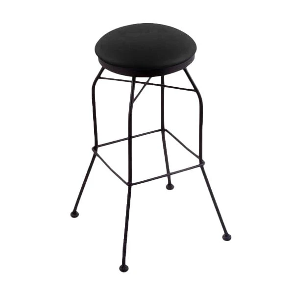 Holland Bar Stool 302030BWBlkVinyl Black Wrinkle Steel Bar Height Swivel Stool With Black Vinyl Seat 1 Holland Bar Stool 302030BWBlkVinyl Black Wrinkle Steel Bar Height Swivel Stool With Black Vinyl Seat