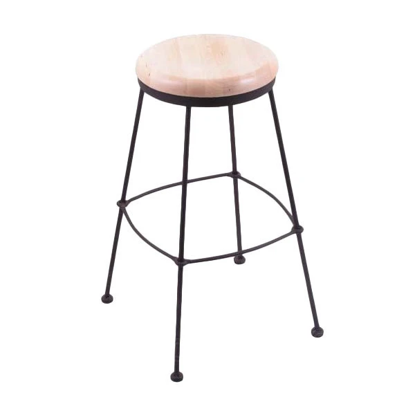 Holland Bar Stool 303025BWNatMpl Black Wrinkle Steel Counter Height Stool With Natural Maple Wood Seat 1 Holland Bar Stool 303025BWNatMpl Black Wrinkle Steel Counter Height Stool With Natural Maple Wood Seat