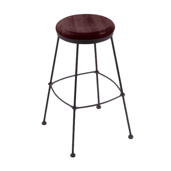 Holland Bar Stool 303025BWDCMpl Black Wrinkle Steel Counter Height Stool With Dark Cherry Maple Wood Seat 1 Holland Bar Stool 303025BWDCMpl Black Wrinkle Steel Counter Height Stool With Dark Cherry Maple Wood Seat