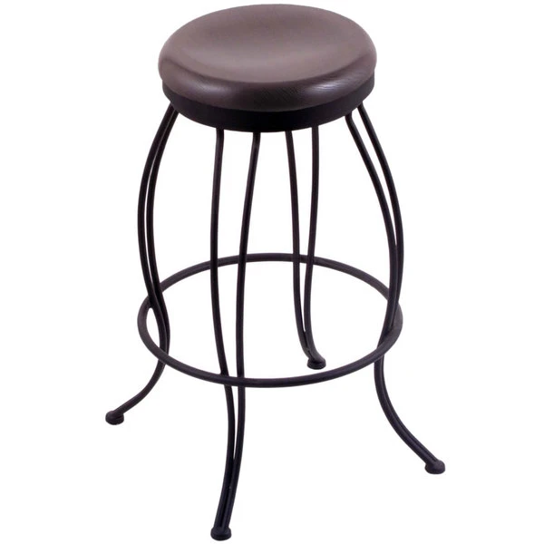 Holland Bar Stool 300030BWDCOak Georgian Black Wrinkle Steel Bar Height Swivel Stool With Dark Cherry Oak Wood Seat 1 Holland Bar Stool 300030BWDCOak Georgian Black Wrinkle Steel Bar Height Swivel Stool With Dark Cherry Oak Wood Seat