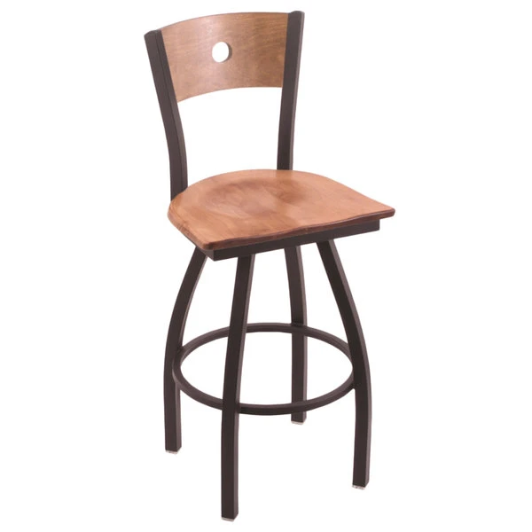 Holland Bar Stool X83030BWMedMplBMedMpl Big & Tall Bar Height Black Wrinkle Steel Swivel Barstool With Medium Maple Seat And Medium Maple Back 1 Holland Bar Stool X83030BWMedMplBMedMpl Big & Tall Bar Height Black Wrinkle Steel Swivel Barstool With Medium Maple Seat And Medium Maple Back