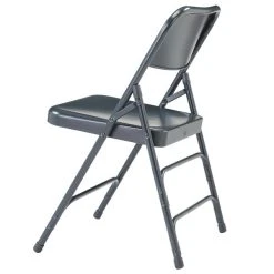 National Public Seating 304 Char-Blue Premium Metal Triple-Brace Folding Chair 5 National Public Seating 304 Char-Blue Premium Metal Triple-Brace Folding Chair -Zown Shop 1723042