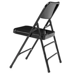 National Public Seating 310 Black Premium Metal Triple-Brace Folding Chair 5 National Public Seating 310 Black Premium Metal Triple-Brace Folding Chair -Zown Shop 1723428