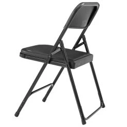 National Public Seating 810 Black Metal Folding Chair With Black Plastic Seat 5 National Public Seating 810 Black Metal Folding Chair With Black Plastic Seat -Zown Shop 1726098