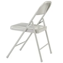 National Public Seating 902 Commercialine Gray Metal Folding Chair 5 National Public Seating 902 Commercialine Gray Metal Folding Chair -Zown Shop 1726173