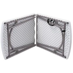 National Public Seating BMFIH3072 Fold-In-Half 30" X 72" Speckled Gray Plastic Folding Table 7 National Public Seating BMFIH3072 Fold-In-Half 30" X 72" Speckled Gray Plastic Folding Table -Zown Shop 1726455