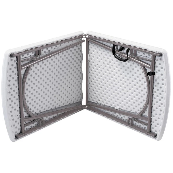 National Public Seating BMFIH3072 Fold-In-Half 30" X 72" Speckled Gray Plastic Folding Table 3 National Public Seating BMFIH3072 Fold-In-Half 30" X 72" Speckled Gray Plastic Folding Table - Image 3