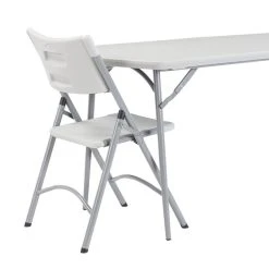 National Public Seating BMFIH3072 Fold-In-Half 30" X 72" Speckled Gray Plastic Folding Table 8 National Public Seating BMFIH3072 Fold-In-Half 30" X 72" Speckled Gray Plastic Folding Table -Zown Shop 1726456