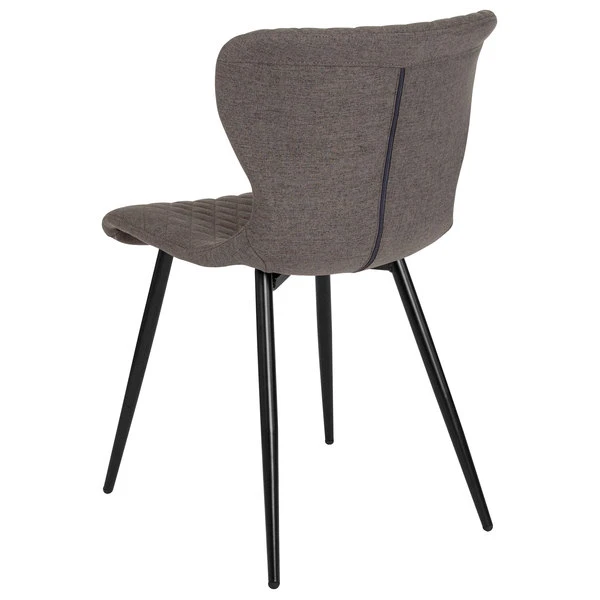 Flash Furniture LF-9-07A-GRY-F-GG Bristol Contemporary Gray Fabric Upholstered Chair 2 Flash Furniture LF-9-07A-GRY-F-GG Bristol Contemporary Gray Fabric Upholstered Chair - Image 2