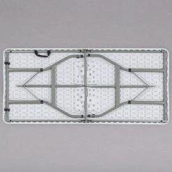 Flash Furniture RB-3050FH-ADJ-GG 30" X 60" Rectangular Height Adjustable Granite White Plastic Bi-Fold Folding Table 6 Flash Furniture RB-3050FH-ADJ-GG 30" X 60" Rectangular Height Adjustable Granite White Plastic Bi-Fold Folding Table -Zown Shop 1745310