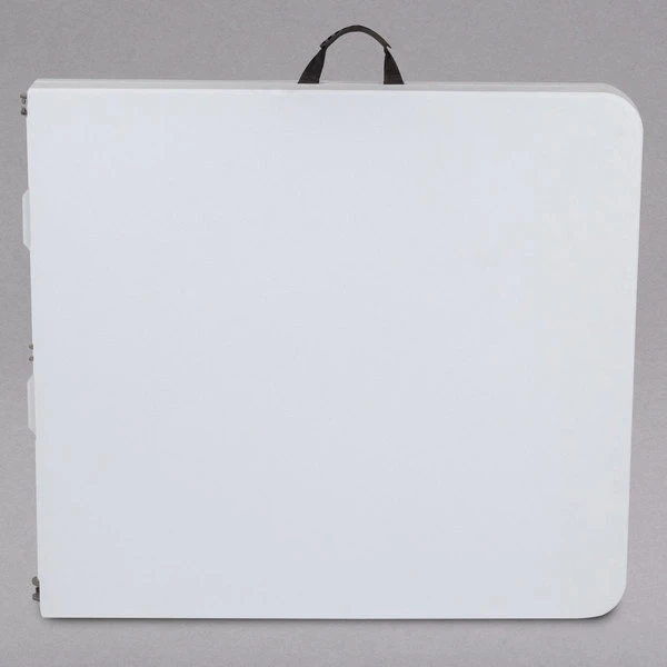 Flash Furniture RB-3050FH-ADJ-GG 30" X 60" Rectangular Height Adjustable Granite White Plastic Bi-Fold Folding Table 4 Flash Furniture RB-3050FH-ADJ-GG 30" X 60" Rectangular Height Adjustable Granite White Plastic Bi-Fold Folding Table - Image 4