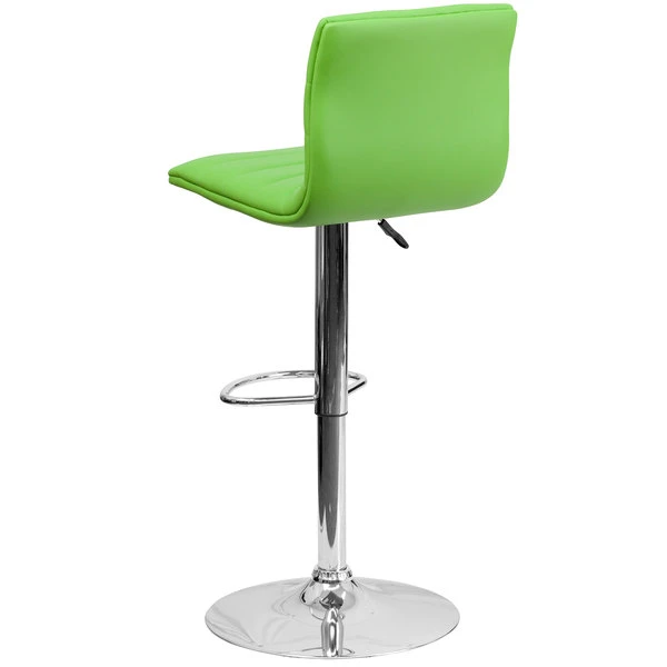 Flash Furniture CH-92023-1-GRN-GG Green Vinyl Contemporary Adjustable Height Barstool 2 Flash Furniture CH-92023-1-GRN-GG Green Vinyl Contemporary Adjustable Height Barstool - Image 2