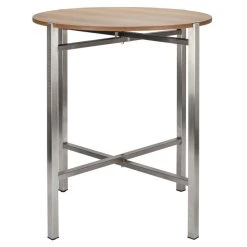 Bon Chef 50411 Flex-X 36" Foldable Stainless Steel Bar Height Table Base 5 Bon Chef 50411 Flex-X 36" Foldable Stainless Steel Bar Height Table Base -Zown Shop 1833151