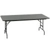 Correll 30" X 96" Premium Laminate 3/4" Montana Granite Adjustable Height High-Pressure Heavy-Duty Folding Table