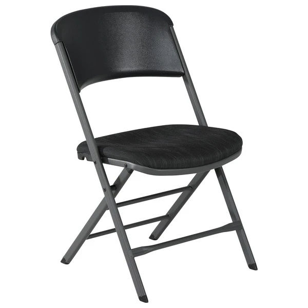 Lifetime 480621 Black Folding Padded Chair - 4/Pack 2 Lifetime 480621 Black Folding Padded Chair - 4/Pack - Image 2