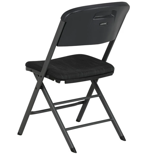 Lifetime 480621 Black Folding Padded Chair - 4/Pack 3 Lifetime 480621 Black Folding Padded Chair - 4/Pack - Image 3