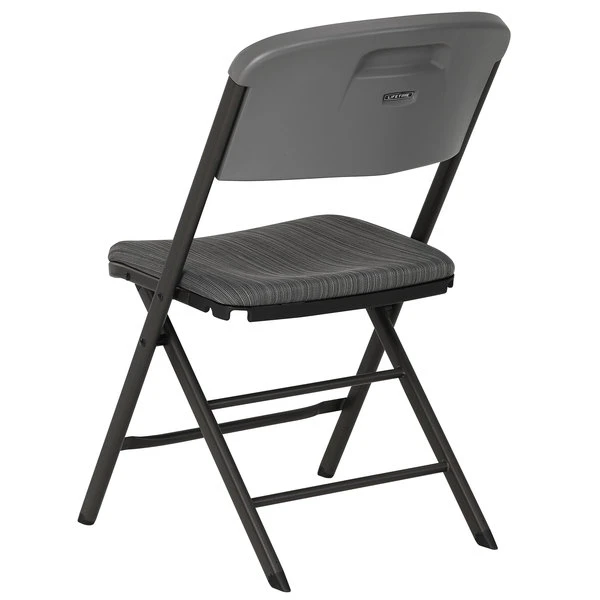 Lifetime 480426 Gray Folding Padded Chair - 4/Pack 3 Lifetime 480426 Gray Folding Padded Chair - 4/Pack - Image 3