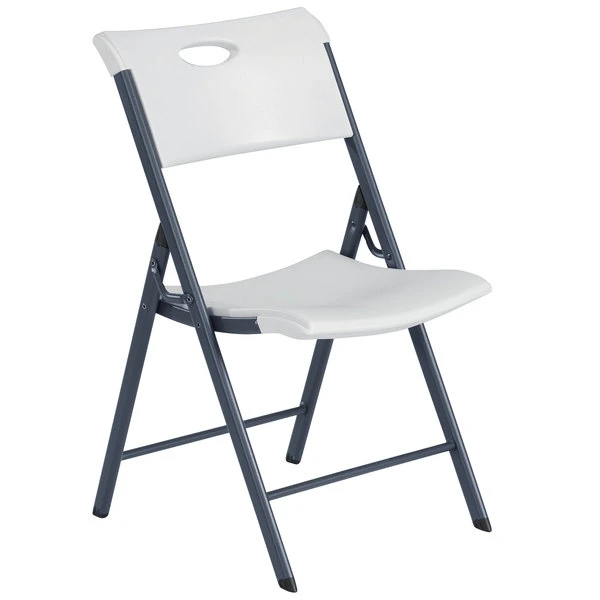 Lifetime 80643 White Folding Chair With Carrying Handle - 4/Pack 2 Lifetime 80643 White Folding Chair With Carrying Handle - 4/Pack - Image 2