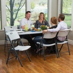 Lifetime 80643 White Folding Chair With Carrying Handle - 4/Pack 10 Lifetime 80643 White Folding Chair With Carrying Handle - 4/Pack -Zown Shop 1864391