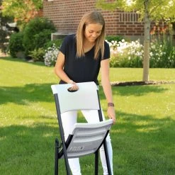 Lifetime 80643 White Folding Chair With Carrying Handle - 4/Pack 11 Lifetime 80643 White Folding Chair With Carrying Handle - 4/Pack -Zown Shop 1864393