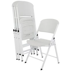 Lifetime 80359 White Contoured Folding Chair - 4/Pack 9 Lifetime 80359 White Contoured Folding Chair - 4/Pack -Zown Shop 1864975