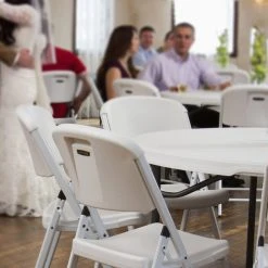 Lifetime 80359 White Contoured Folding Chair - 4/Pack 11 Lifetime 80359 White Contoured Folding Chair - 4/Pack -Zown Shop 1864980