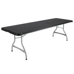 Lifetime 480462 96" X 30" Black Plastic Nesting Folding Table - 4/Pack 7 Lifetime 480462 96" X 30" Black Plastic Nesting Folding Table - 4/Pack -Zown Shop 1873360