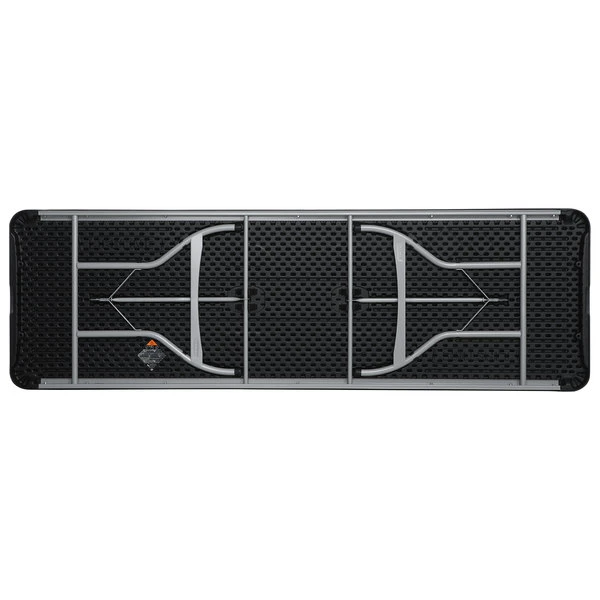 Lifetime 480462 96" X 30" Black Plastic Nesting Folding Table - 4/Pack 4 Lifetime 480462 96" X 30" Black Plastic Nesting Folding Table - 4/Pack - Image 4