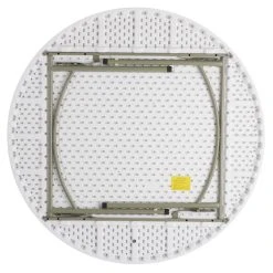 Lancaster Table & Seating 60" Round Heavy-Duty Granite White Plastic Folding Table 5 Lancaster Table & Seating 60" Round Heavy-Duty Granite White Plastic Folding Table -Zown Shop 1909024
