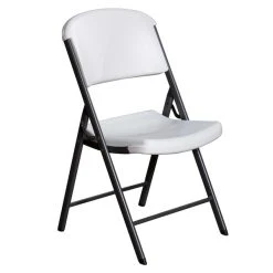 Lifetime 22804 White Classic Folding Chair