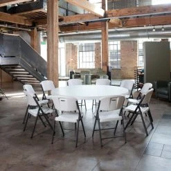 Lifetime 22804 White Classic Folding Chair -Zown Shop 1912845