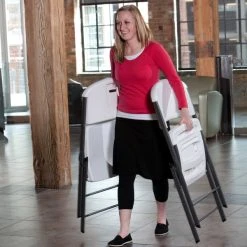 Lifetime 22804 White Classic Folding Chair -Zown Shop 1912846