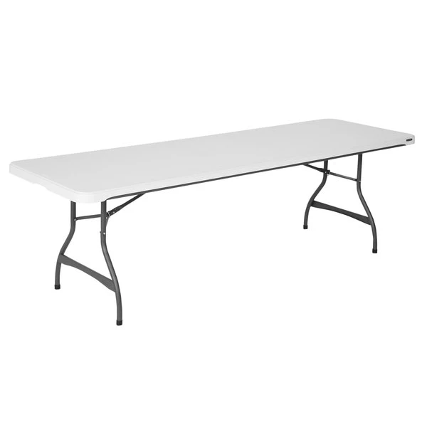 Lifetime 280299 96" X 30" White Granite Plastic Nesting Folding Table 1 Lifetime 280299 96" X 30" White Granite Plastic Nesting Folding Table