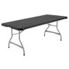 Lifetime 280350 72" X 30" Black Plastic Nesting Folding Table