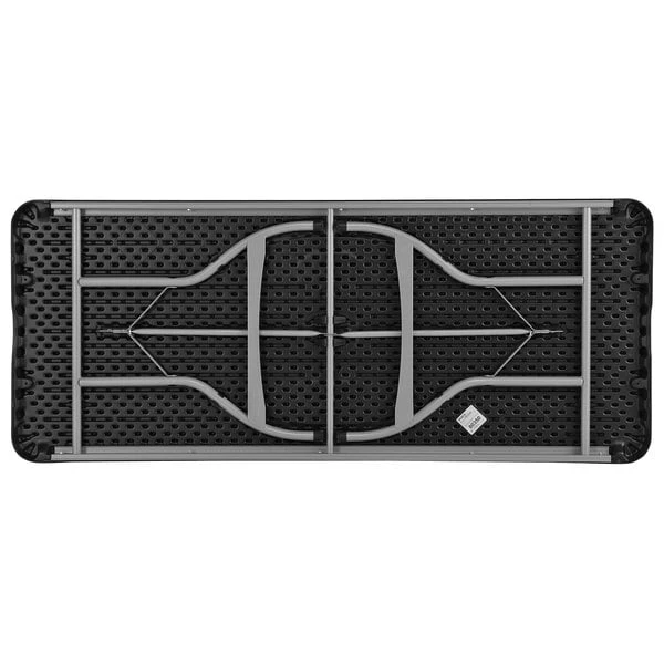 Lifetime 480350 72" X 30" Black Plastic Nesting Folding Table - 4/Pack 3 Lifetime 480350 72" X 30" Black Plastic Nesting Folding Table - 4/Pack - Image 3